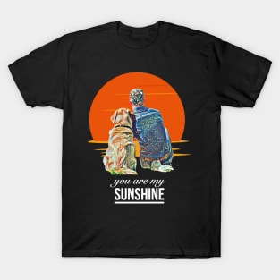 Golden retriever t shirt - You are my sunshine T-Shirt